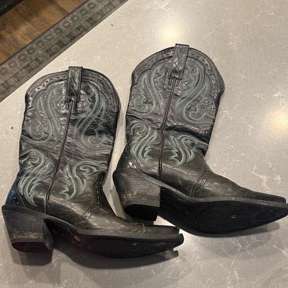 Ariat Black and Blue Cowboy Boots - Picture 4 of 10